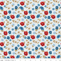 Patriotic Pride Floral Blue - C18741-BLUE