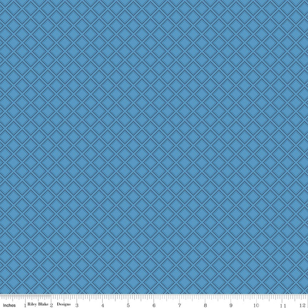 Patriotic Pride Grid Blue - C18743-BLUE