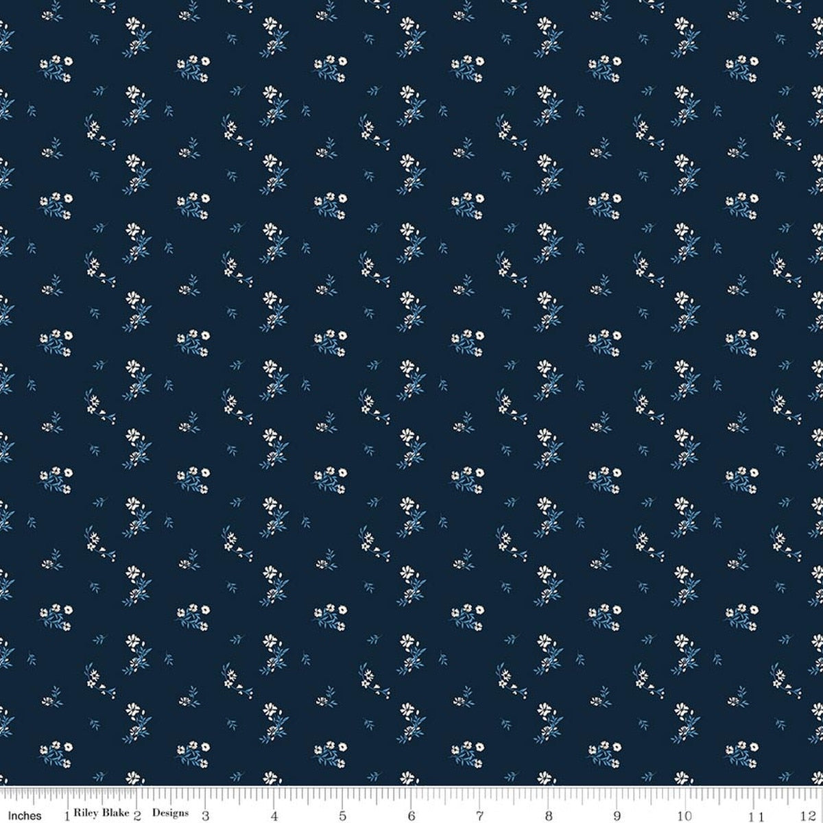 Patriotic Pride Ditsy Navy - C18746-NAVY