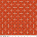 Pumpkin & Licorice Handkerchief Rusty Fabric by Lori Holt for Riley Blake Designs