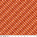 Pumpkin & Licorice Plaid Pumpkin Fabric by Lori Holt for Riley Blake Designs