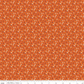 Pumpkin & Licorice Ditsy Pumpkin Fabric by Lori Holt for Riley Blake Designs