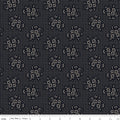 Pumpkin & Licorice Petals Licorice Fabric by Lori Holt for Riley Blake Designs
