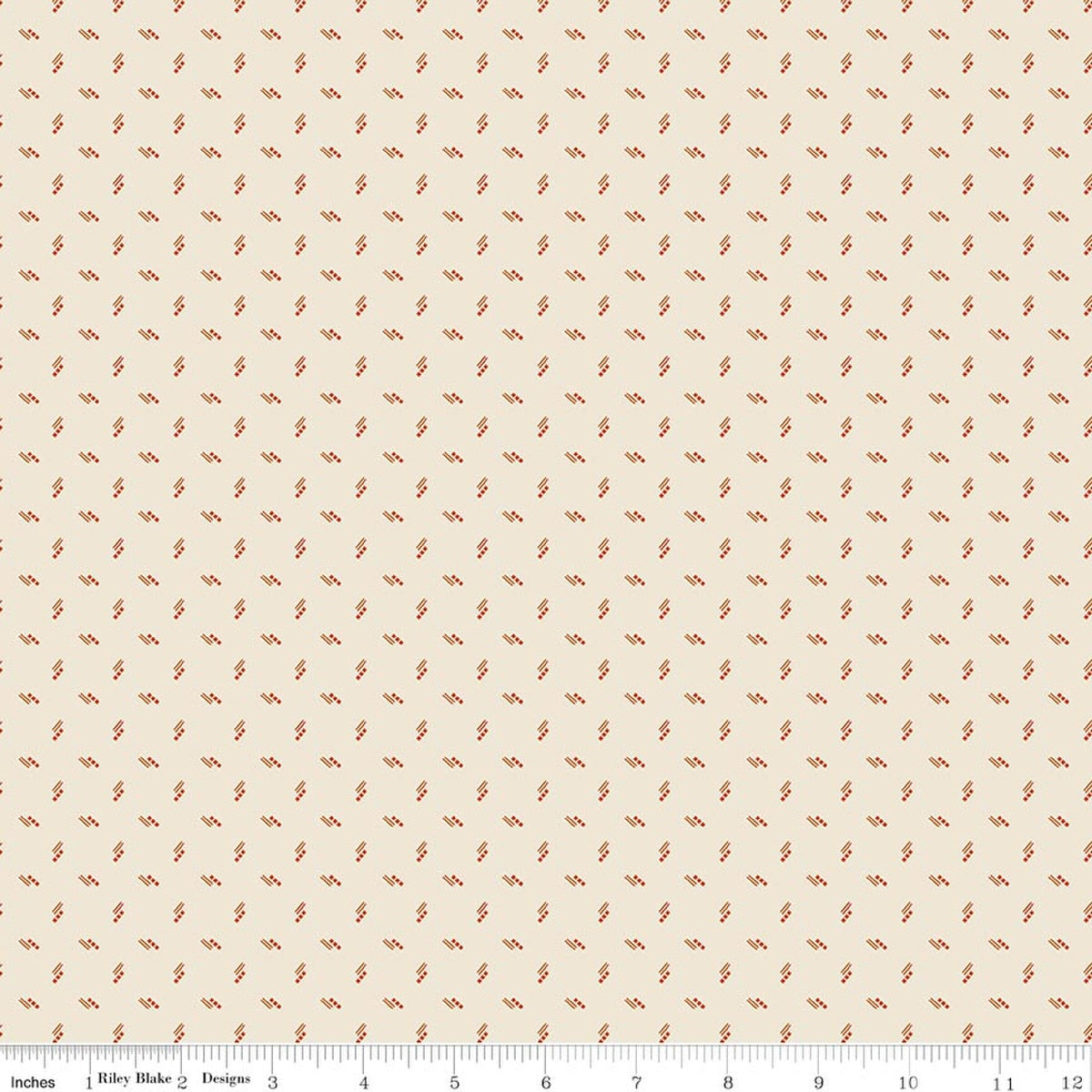 Pumpkin & Licorice Shirtings Linen Fabric by Lori Holt for Riley Blake Designs