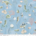 Sea Echoes Main Blue by Lisa Audit for Riley Blake Designs