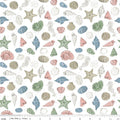 Sea Echoes Shells White by Lisa Audit for Riley Blake Designs