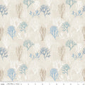 Sea Echoes Aquatic Plants Beige by Lisa Audit for Riley Blake Designs