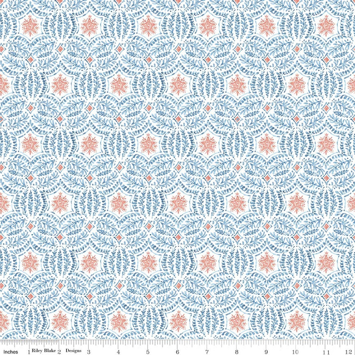 Sea Echoes Starfish Coral by Lisa Audit for Riley Blake Designs