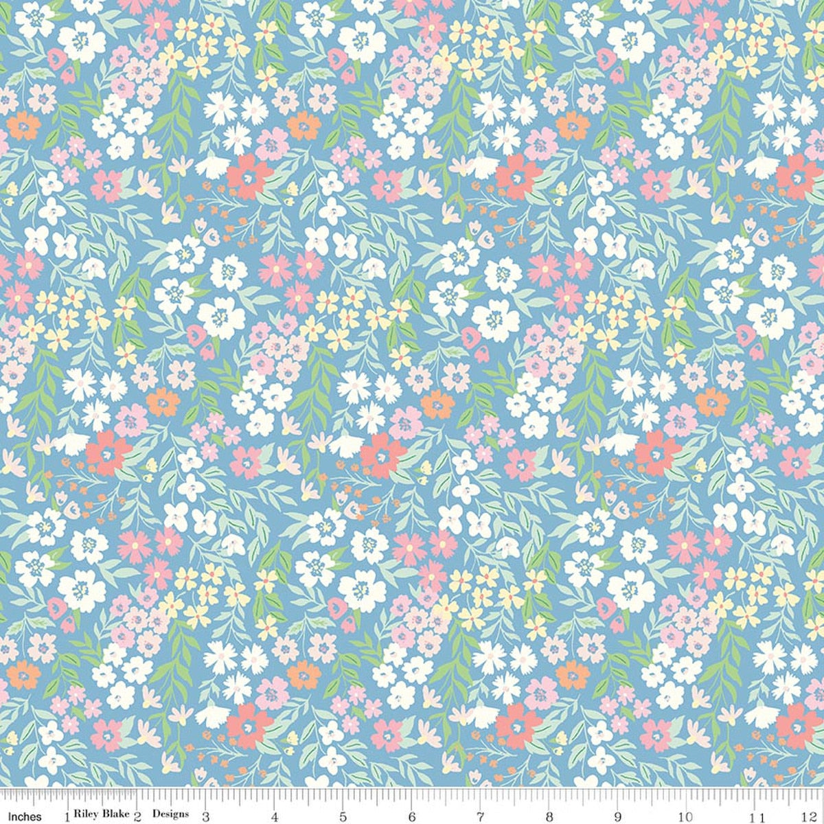Spring Meadows Meadow Celestial fabric by My Mind's Eye for Riley Blake Designs