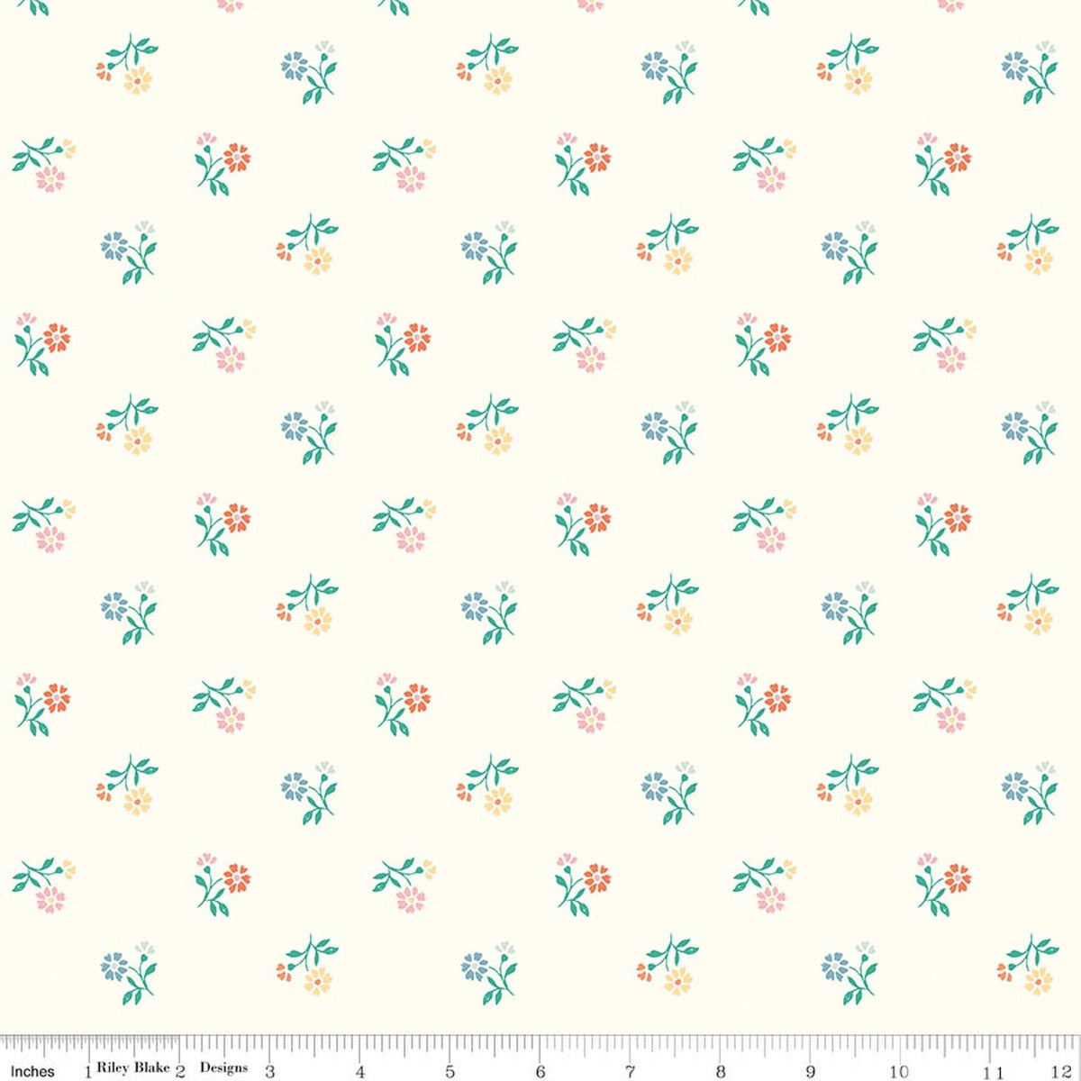 Spring Meadows Daisies Cotton fabric by My Mind's Eye for Riley Blake Designs