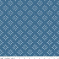 Star-Spangled Garden Eyelet Denim fabric by My Mind's Eye for Riley Blake Designs