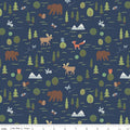 Upper Pines Main Navy Fabric by the Yard - C18870-NAVY
