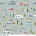 Upper Pines Campers Chambray Fabric by the Yard - C18871-CHAMBRAY