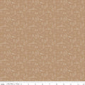 Upper Pines Campground Tan Fabric by the Yard - C18874-TAN