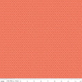 Folk Floral Diamonds Salmon Fabric by Jennifer Long for Riley Blake Designs