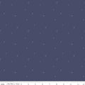 Aspen Lake Bloom Scatter Indigo Fabric by Amber Elliot for Riley Blake Designs
