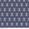 Aspen Lake Suns Indigo Fabric by Amber Elliot for Riley Blake Designs