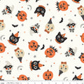 Vintage Boo Main Vintage White Fabric by My Mind’s Eye for Riley Blake Designs