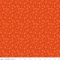 Vintage Boo Dots Orange Fabric by My Mind’s Eye for Riley Blake Designs