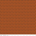 Witchy Vibes Spiders Pumpkin Fabric by Lisa Audit for Riley Blake Designs