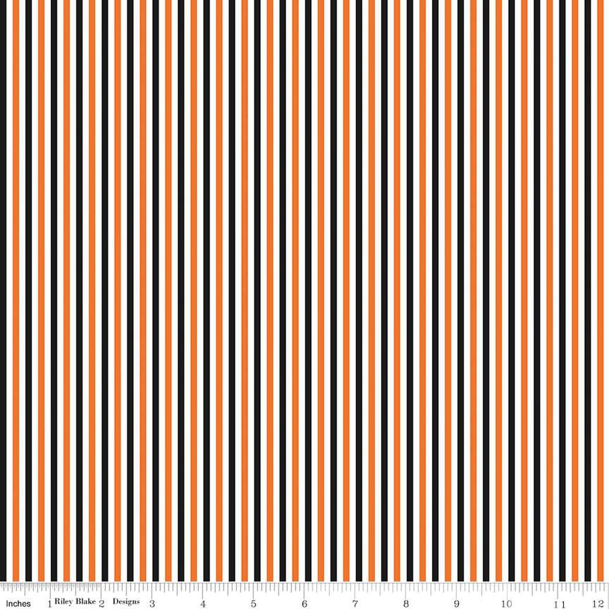 1/8" Stripe Halloween Fabric by the Yard - C495-HALLOWEEN