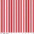 1/8" Stripe Red Fabric by the Yard - C495-RED