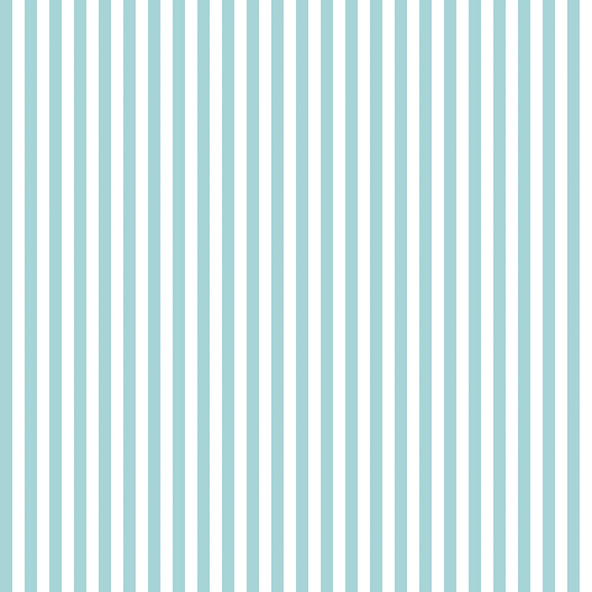 1/4" Stripe Aqua Fabric