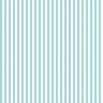 1/4" Stripe Aqua Fabric - By the yard
