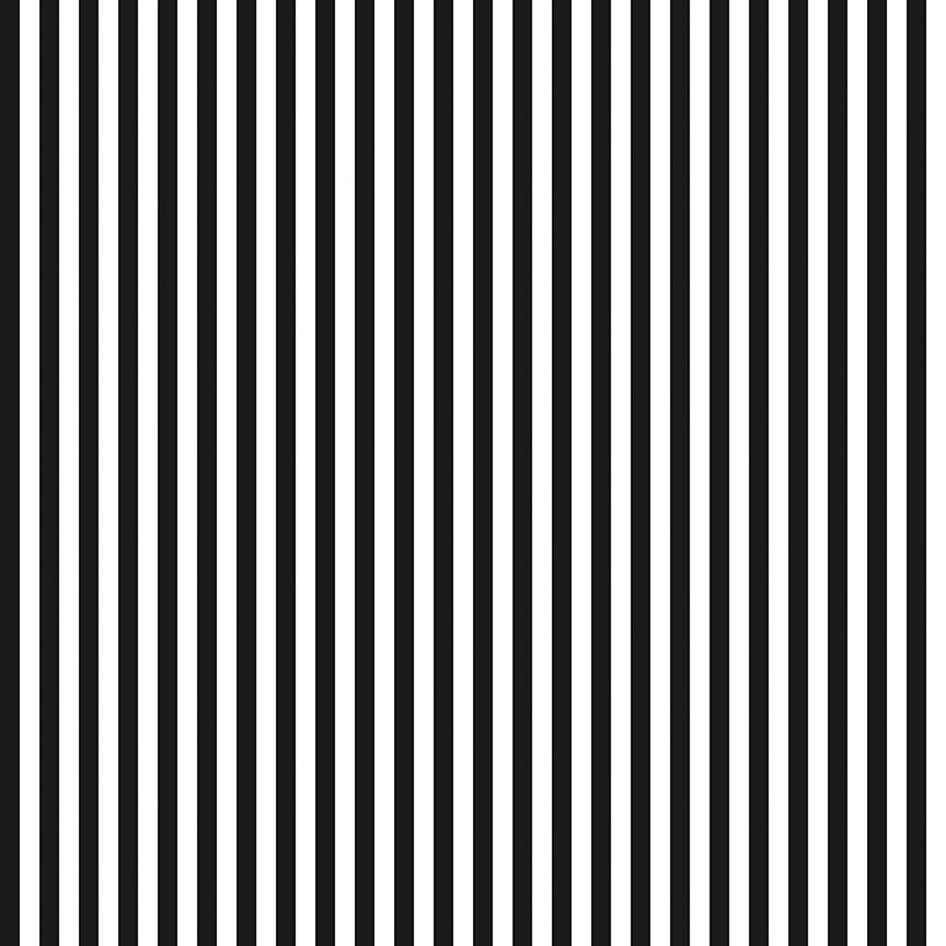 1/4" Stripe Black Fabric - By the yard