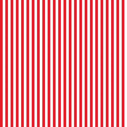 1/4" Stripe Red Fabric - By the yard
