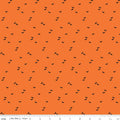 Seasonal Basics Bat Orange Fabric by the Yard - C651-ORANGE