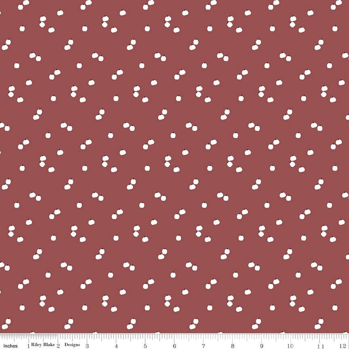 Seasonal Basics Pumpkins Marsala Fabric by the Yard - C652-MARSALA