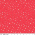Seasonal Basics Hearts Red Fabric by the Yard - C655-RED