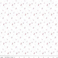 Seasonal Basics Hearts White Fabric by the Yard - C655-WHITE