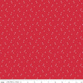 Seasonal Basics Stars Red Fabric by the Yard - C657-RED