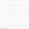 Seasonal Basics Stars White Fabric by the Yard - C657-WHITE