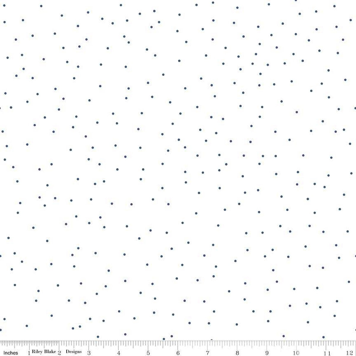 Pin Dot Denim Fabric by the Yard - C705-DENIM