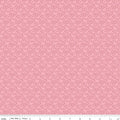 Seasonal Basics Heart Outlines Pink Fabric by the Yard - C762-PINK