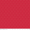 Seasonal Basics Heart Outlines Red Fabric by the Yard - C762-RED