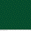 Seasonal Basics Clovers Green Fabric by the Yard - C764-GREEN