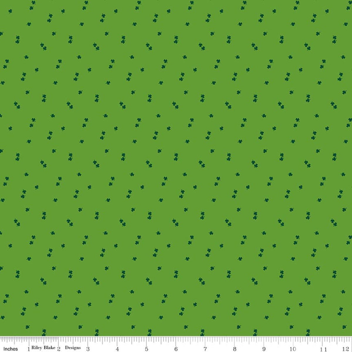 Seasonal Basics Clovers Holly Fabric by the Yard - C764-HOLLY