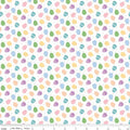 Seasonal Basics Egg Toss White Fabric by the Yard - C766-WHITE