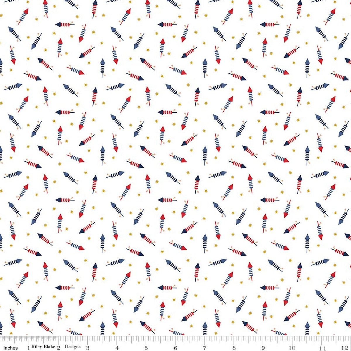 Seasonal Basics Pop Boom Bang White Fabric by the Yard - C769-WHITE