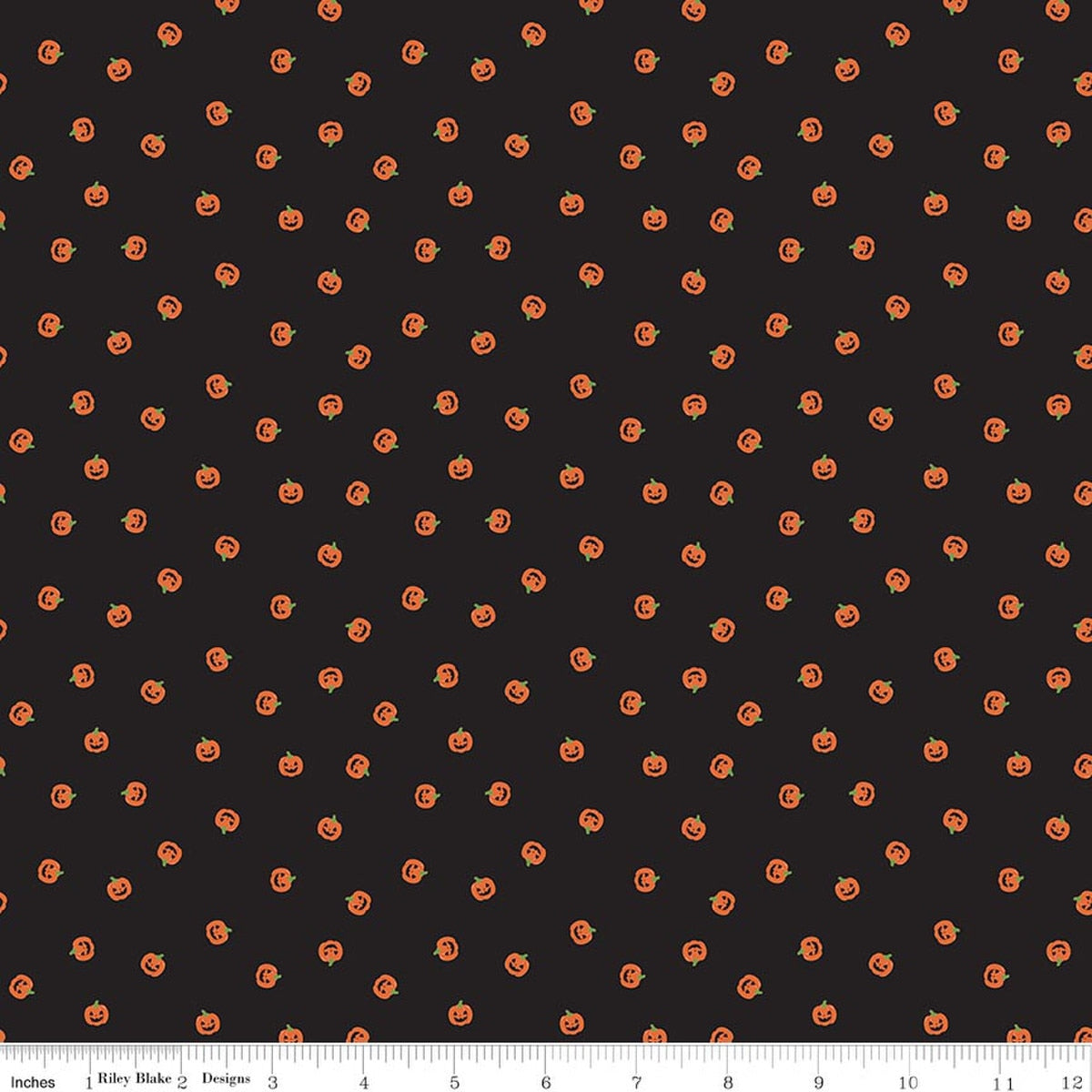 Seasonal Basics Jacks Black Fabric by the Yard - C770-BLACK