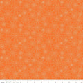 Seasonal Basics Spider Webs Orange Fabric by the Yard - C771-ORANGE