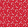 Seasonal Basics Snowflakes Red Fabric by the Yard - C773-RED