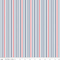 Seasonal Basics Ticking Stripe Patriotic Fabric by the Yard - C775-PATRIOTIC