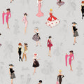 Barbie™ Vintage Main Gray Fabric