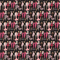 Barbie™ Vintage Fashion Black Fabric