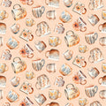 Coffee Time Coffee Mugs Shell Fabric